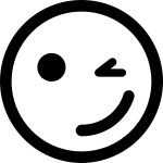 Wink SVG Icon